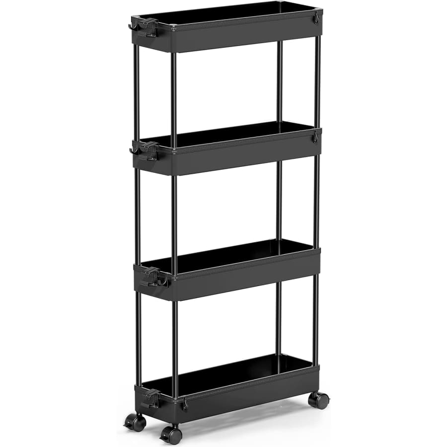 Spacekeeper Slim Rolling Storage Cart: $17.99