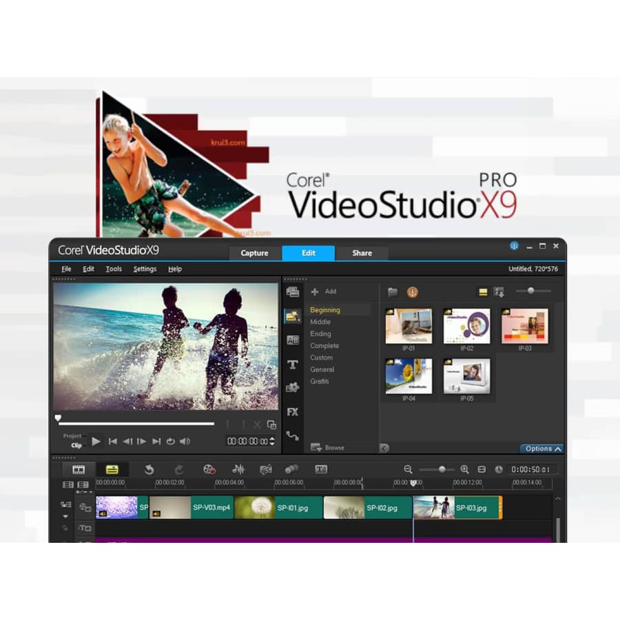 Corel VideoStudio Pro X9 for Windows: $20