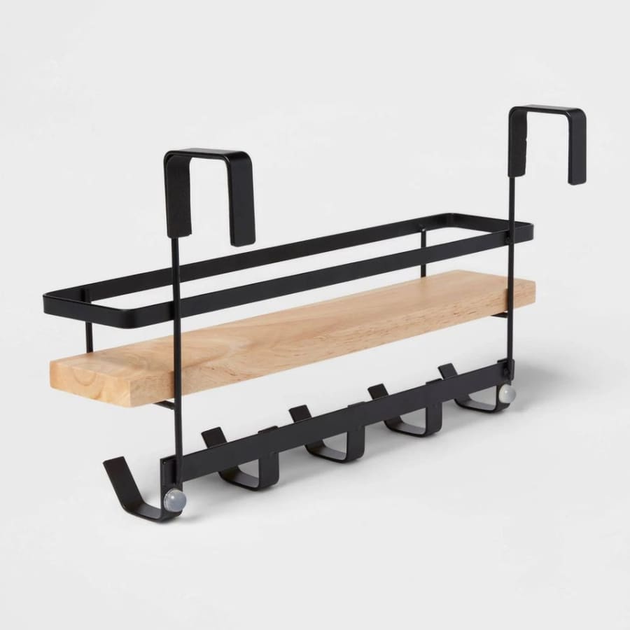 Open-box Brightroom Shelf Rack with Hooks: $15