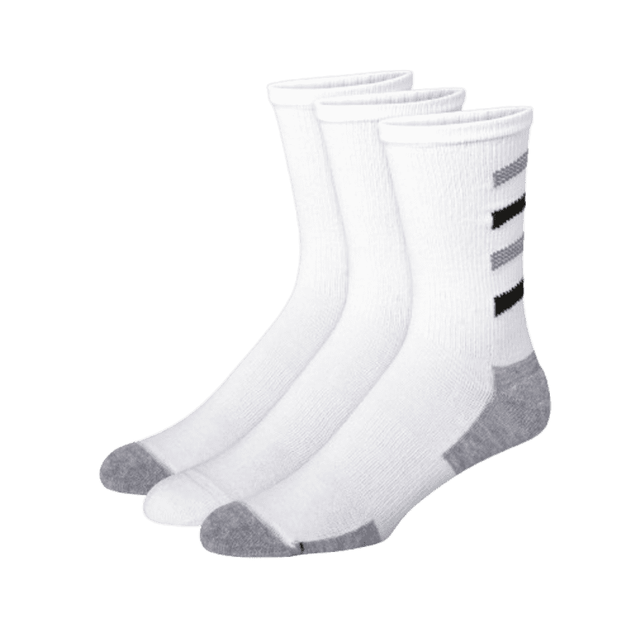 Hanes Men's Cool DRI Crew Socks 3-Pair Pack: $3.48