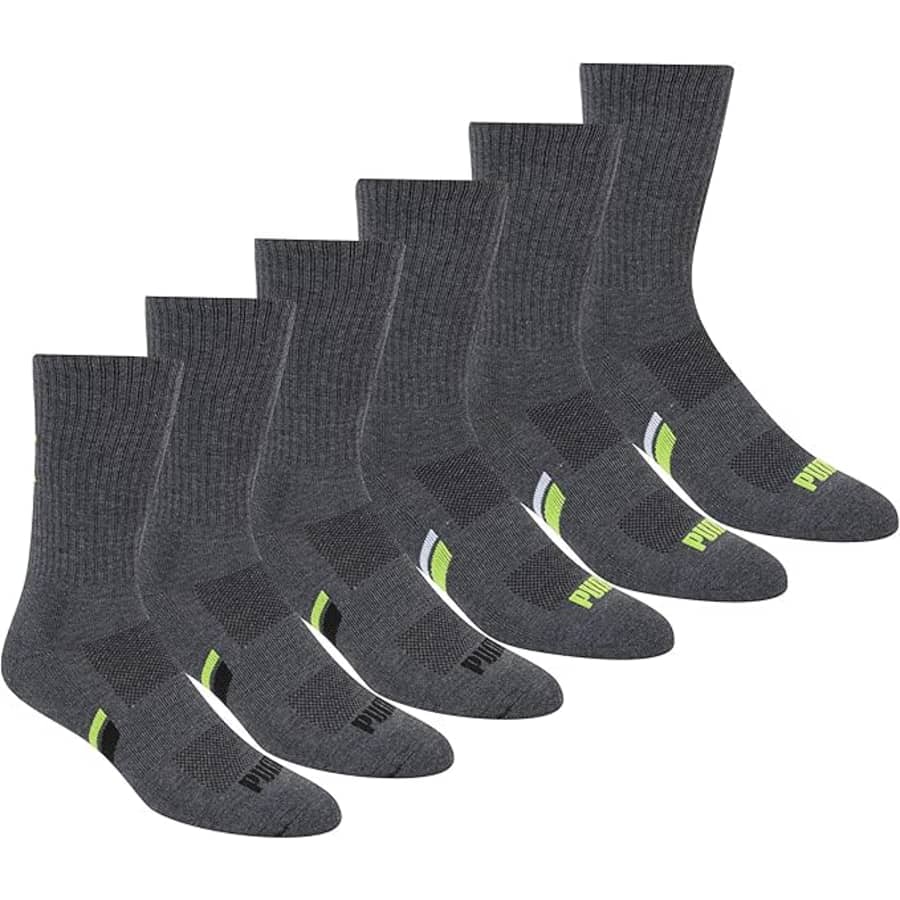 PUMA Men's Crew Socks 6-Pack: $9.13 PUMA Men's Crew Socks 6-Pack: $9.13