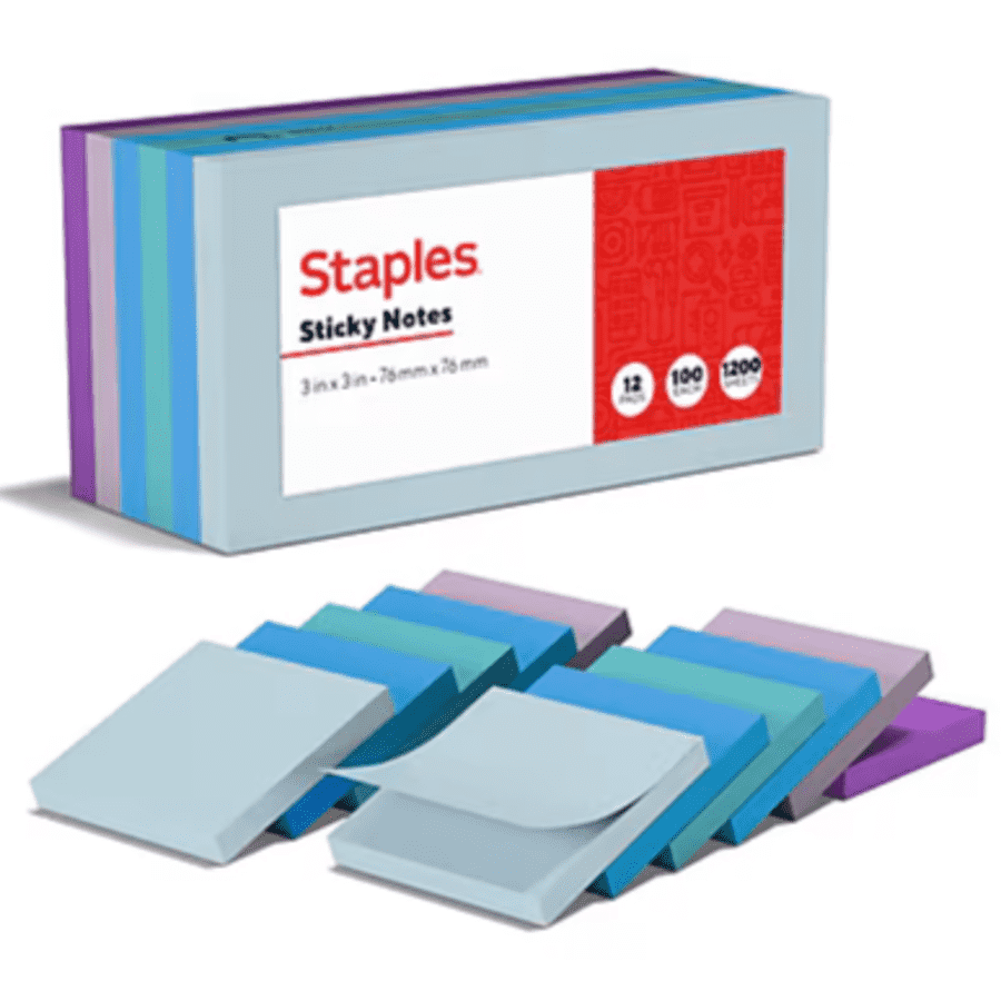 Staples Brand Tape, Stickies, & more: From $2