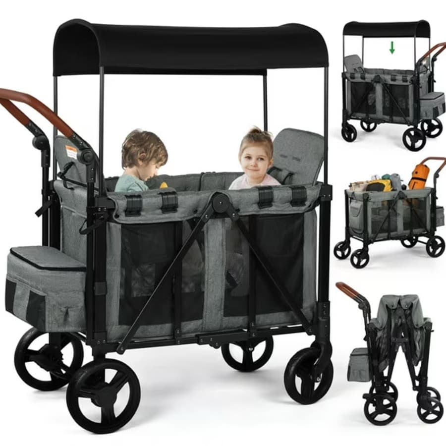 Vomeast 3-in-1 Wagon Stroller w/ Canopy: $206.99 Vomeast 3-in-1 Wagon Stroller w/ Canopy: $206.99