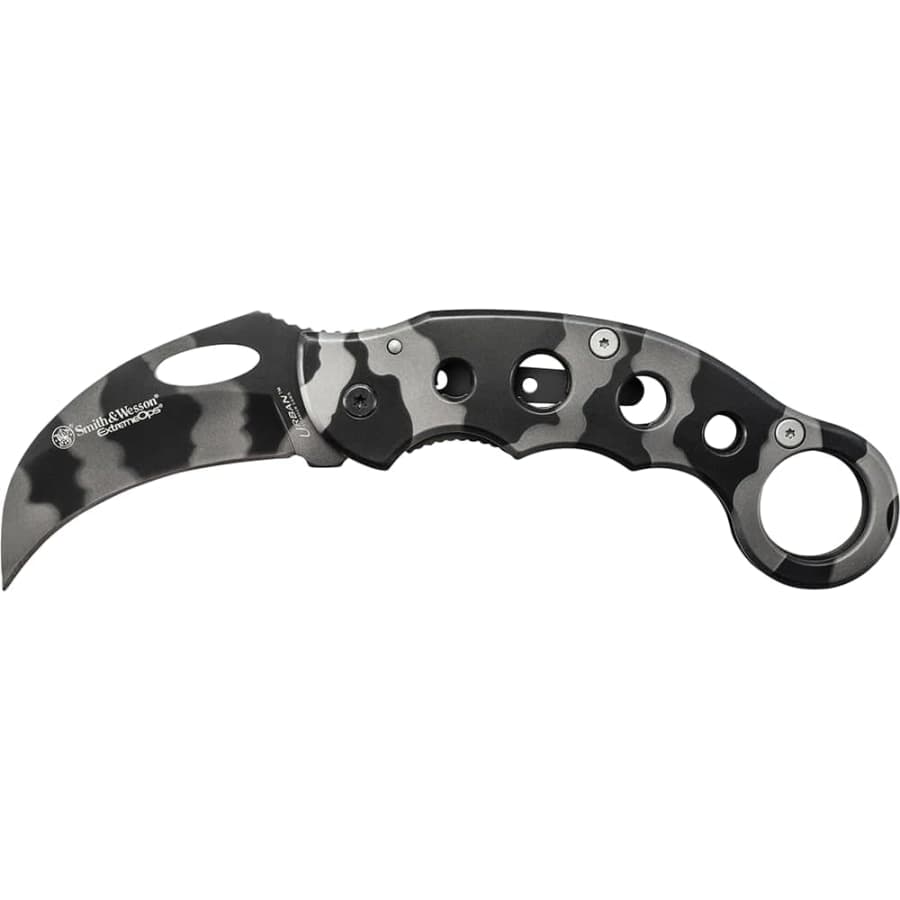 Smith & Wesson Extreme Ops Folding Karambit with 3" 7Cr Steel Blade: $12 Smith & Wesson Extreme Ops Folding Karambit with 3" 7Cr Steel Blade: $12