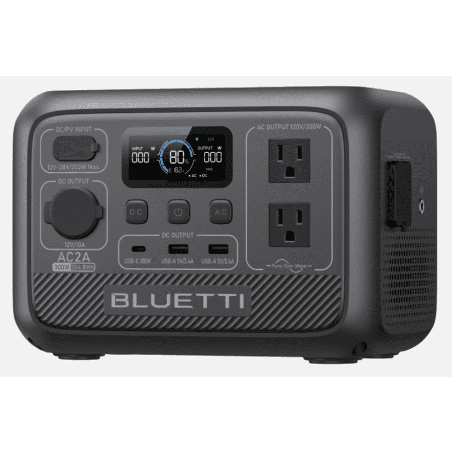 Certified Refurb Bluetti AC2A 300W Portable Power Station: $99