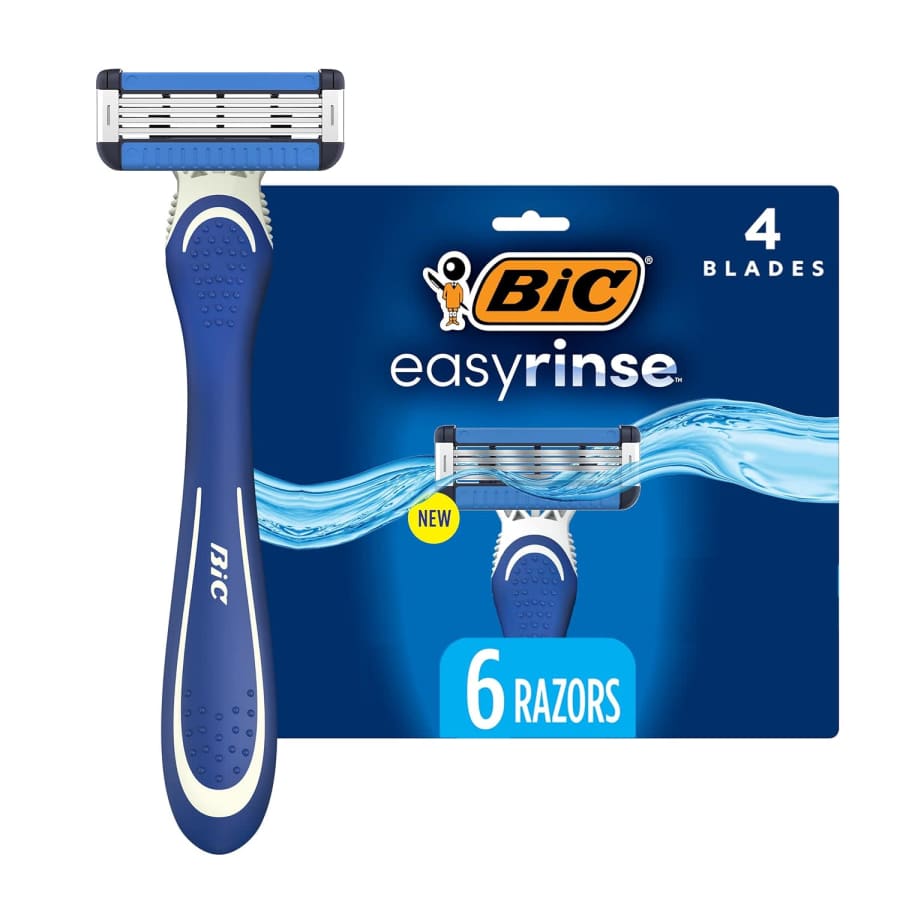BIC EasyRinse Anti-Clogging Men's Disposable Razor 6-Pack: $7 via Sub. & Save BIC EasyRinse Anti-Clogging Men's Disposable Razor 6-Pack: $7 via Sub. & Save