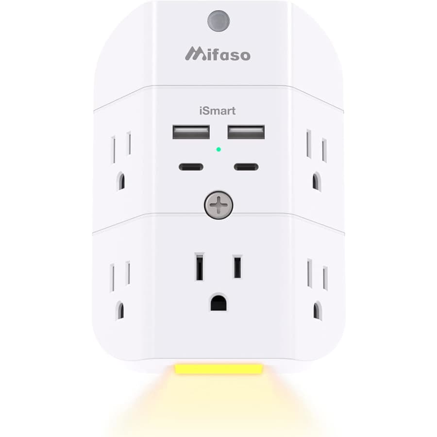 Mifaso 5-Outlet Surge Protector: $7.99 Mifaso 5-Outlet Surge Protector: $7.99