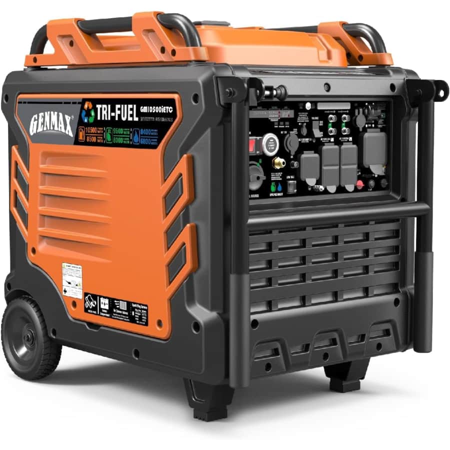 Genmax Tri-Fuel Inverter Generator: $2,320