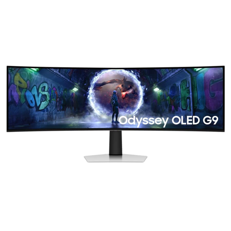 Samsung Odyssey 49" Dual 1440p Curved 240Hz G-Sync OLED Monitor: $1,200 Samsung Odyssey 49" Dual 1440p Curved 240Hz G-Sync OLED Monitor: $1,200