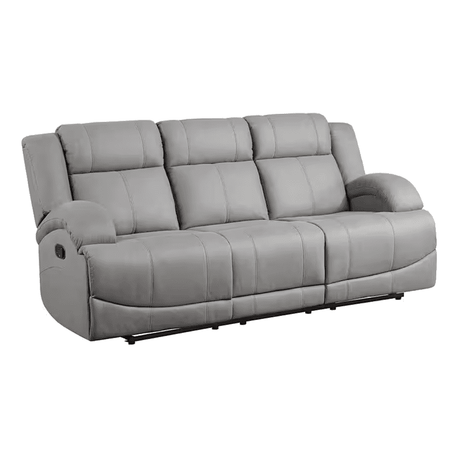 Lazzara Darcel 81.5" Manual Double Reclining Sofa: $532