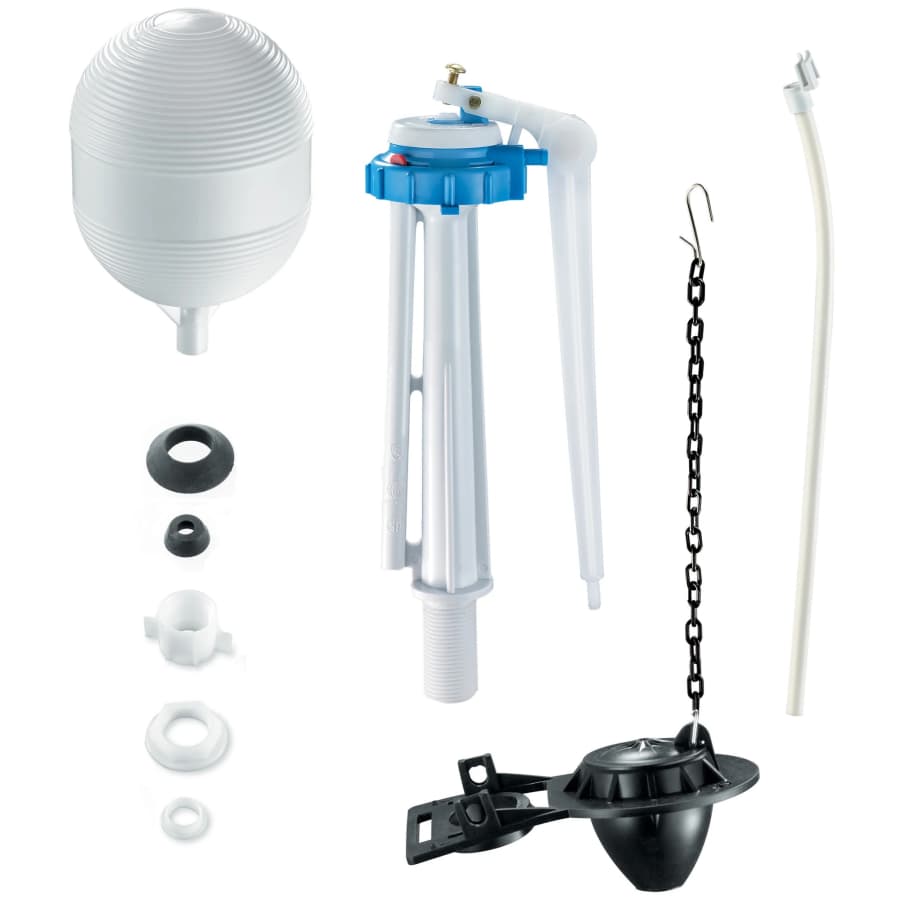Hyper Tough Complete Toilet Repair Kit with Fill Valve and Flapper: $5