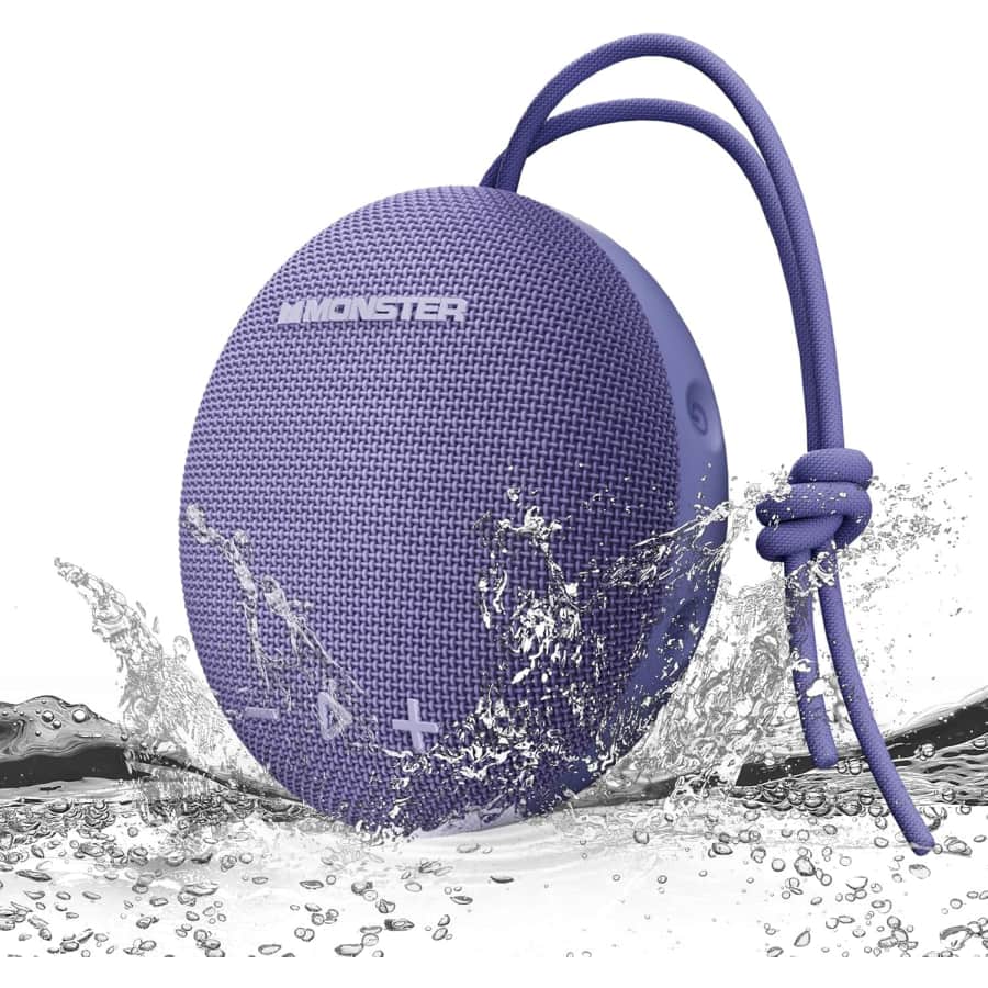 Monster Waterproof Bluetooth Speaker: $23.49 Monster Waterproof Bluetooth Speaker: $23.49