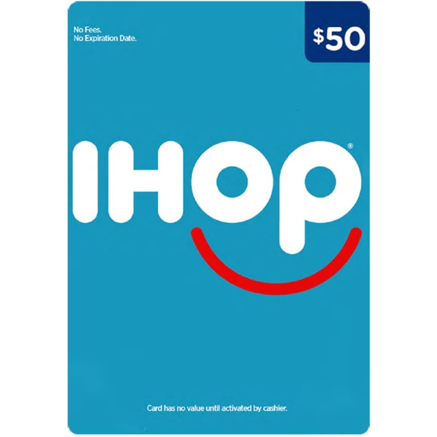 $50 IHOP Gift Card: $40 $50 IHOP Gift Card: $40