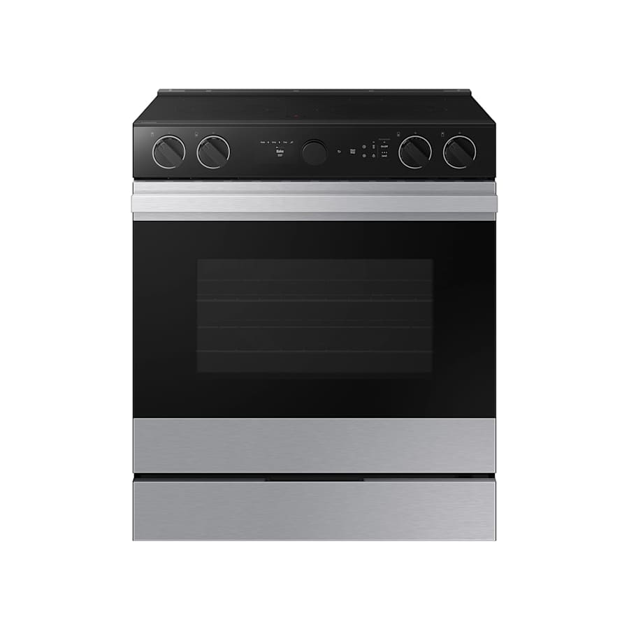 Samsung Bespoke 6.3 cu. ft. Smart Slide-In Electric Range with Smart Oven Camera: $1,399 Samsung Bespoke 6.3 cu. ft. Smart Slide-In Electric Range with Smart Oven Camera: $1,399