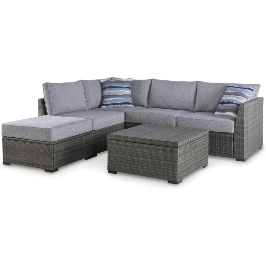 Signature Design by Ashley Petal Road Outdoor Sectional: $987 Signature Design by Ashley Petal Road Outdoor Sectional: $987