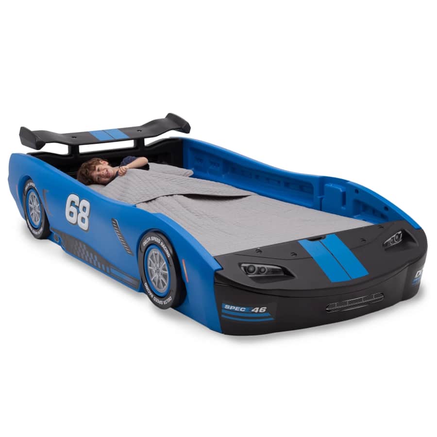 Delta Children Turbo Race Car Twin Bed: $139 Delta Children Turbo Race Car Twin Bed: $139