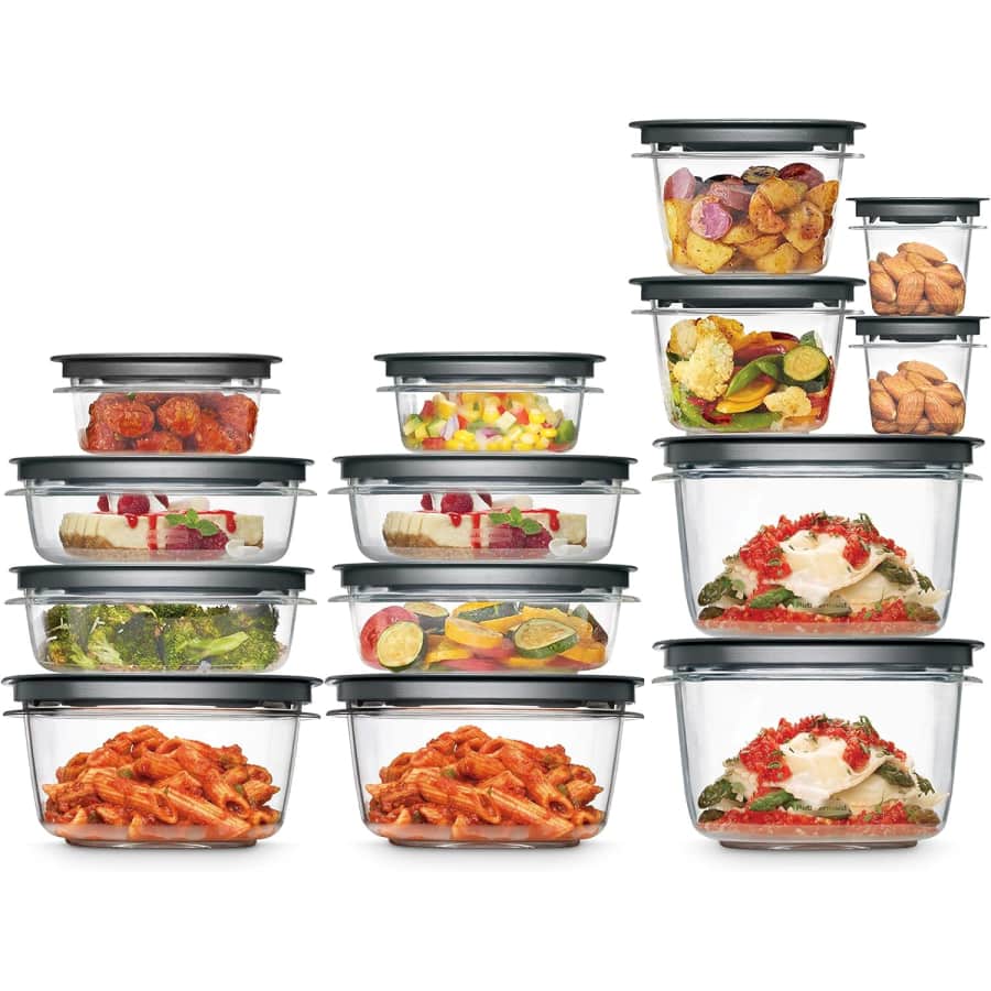 Rubbermaid 28-Piece Food Storage Container Set: $36