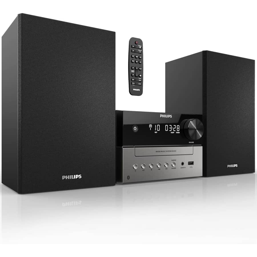 Philips Bluetooth Stereo System with CD Player: $128.24