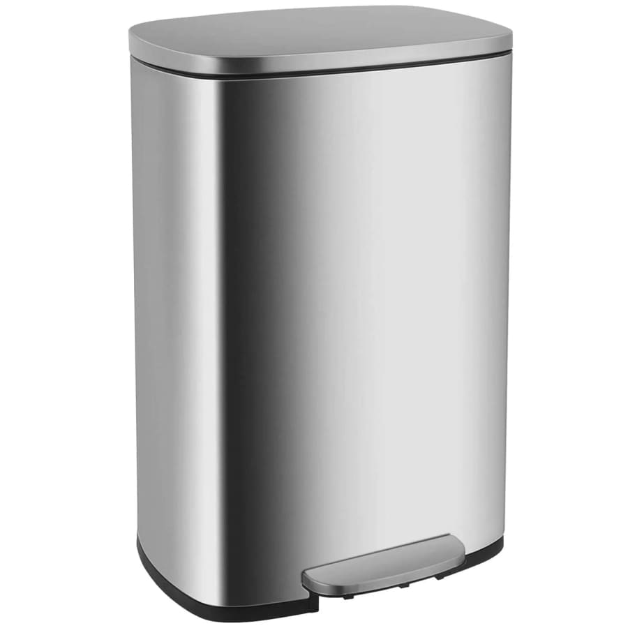 FDW 13-Gallon Stainless Steel Step Kitchen Trash Can: $59.97