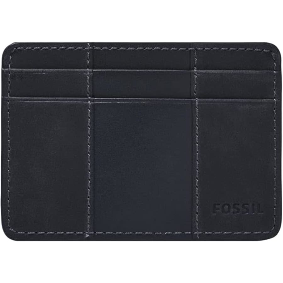 Fossil Men's Leather Slim Minimalist Front Pocket Wallet: $14.99