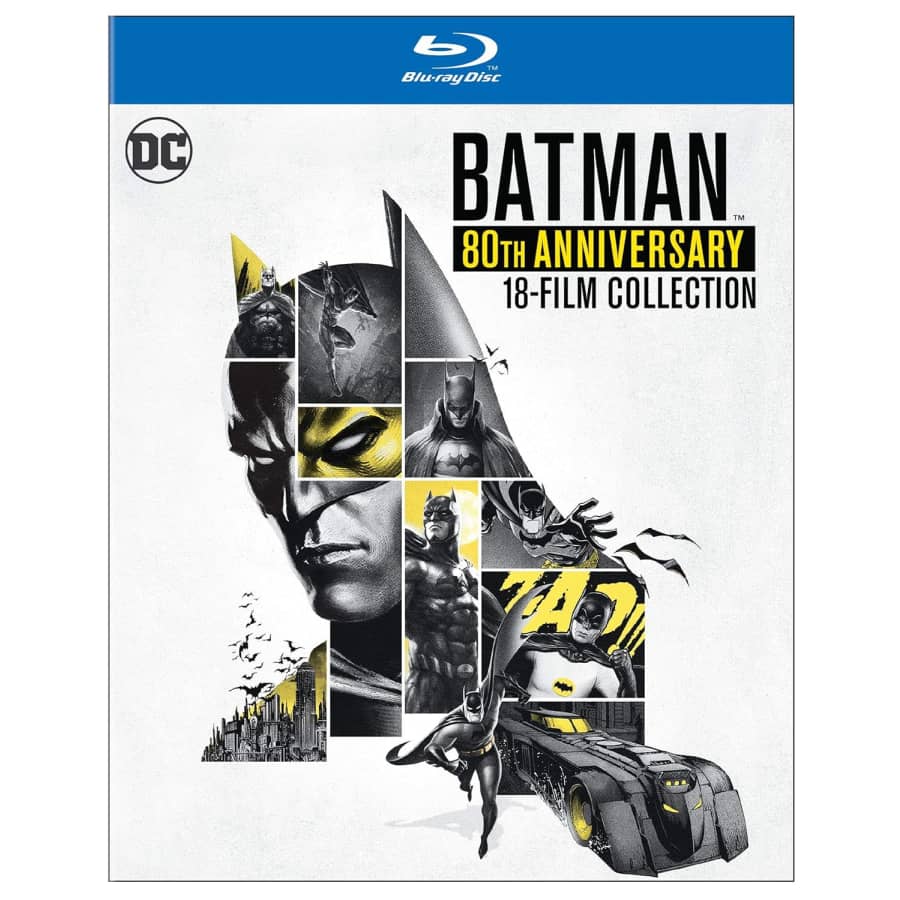 Batman 80th Anniversary Collection on Blu-ray: $35