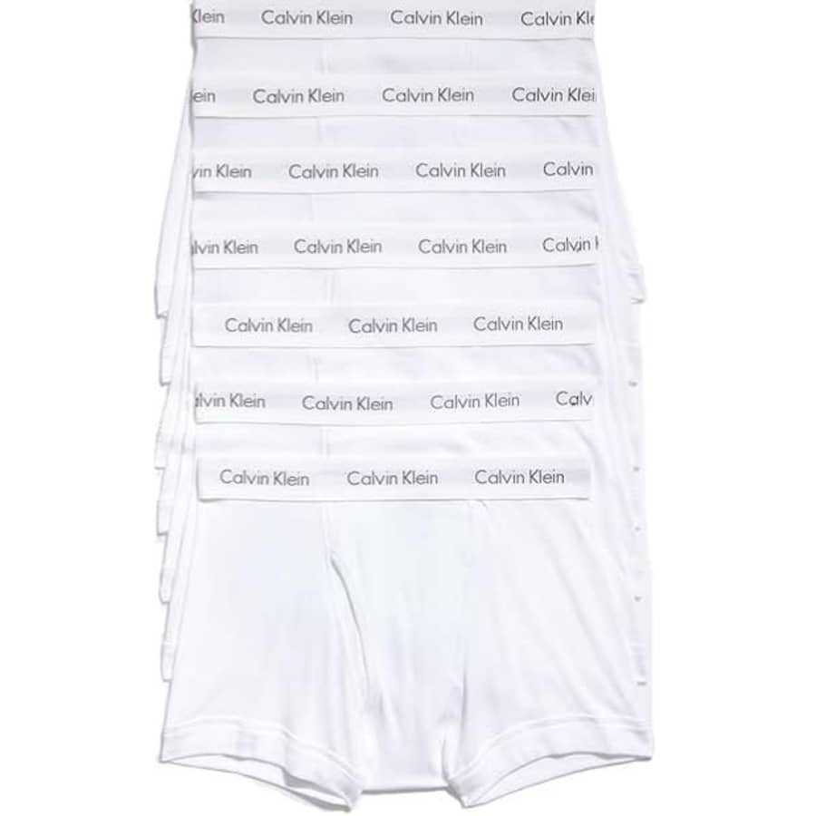 Calvin Klein Men's Cotton Classics Trunks 7-Pack (XXL only): $17 Calvin Klein Men's Cotton Classics Trunks 7-Pack (XXL only): $17