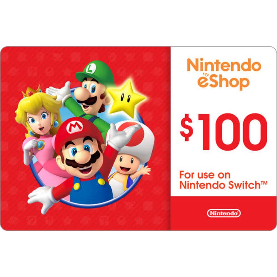 $100 Nintendo Gift Card at Giftcards.com: $95