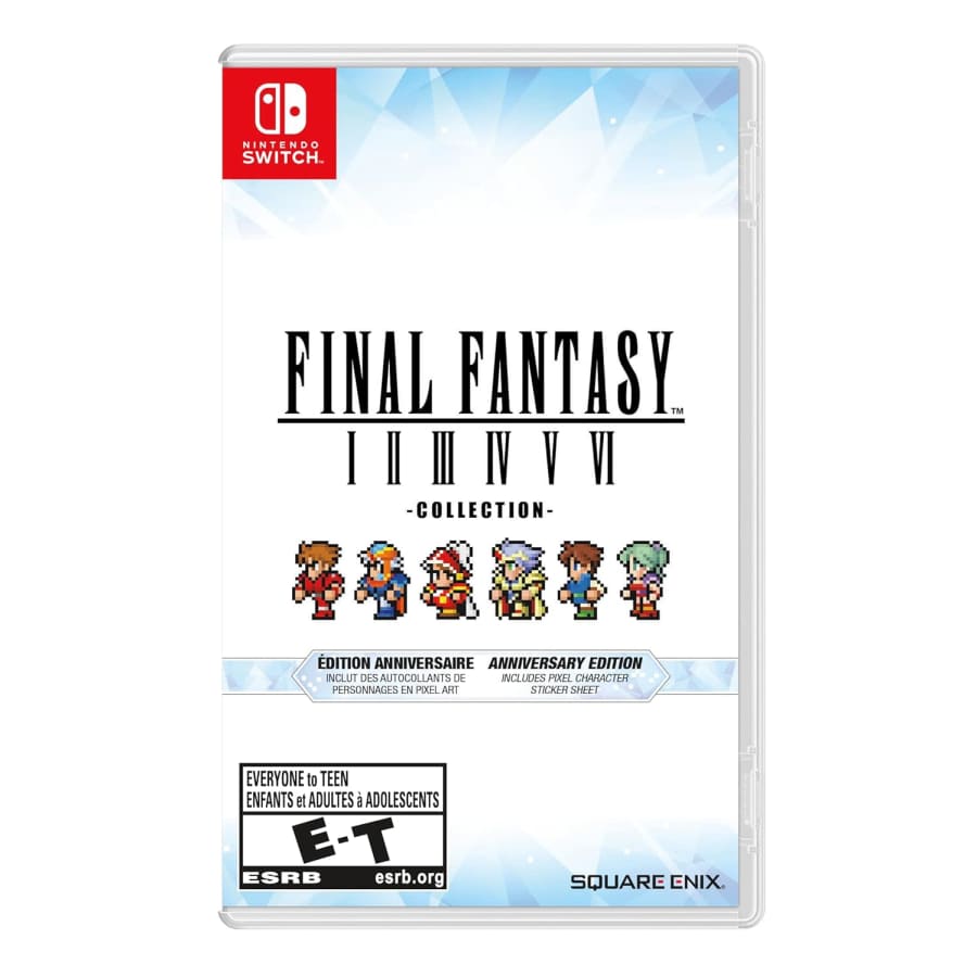 Final Fantasy I-VI Collection Anniversary Edition for Nintendo Switch: $50