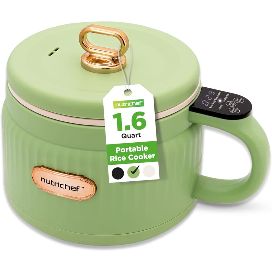 NutriChef 1.6-Quart Portable Electric Rice Cooker: $30 NutriChef 1.6-Quart Portable Electric Rice Cooker: $30