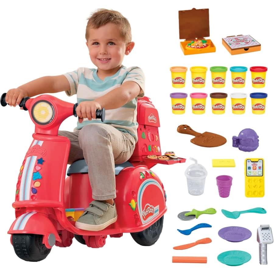 Play-Doh Pizza Delivery Scooter Playset: $49 Play-Doh Pizza Delivery Scooter Playset: $49