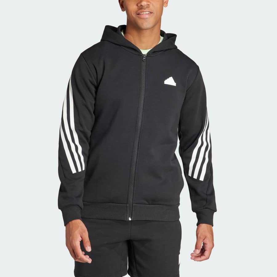 adidas Men's Future Icons 3-Stripes Full Zip Hoodie: $20 adidas Men's Future Icons 3-Stripes Full Zip Hoodie: $20
