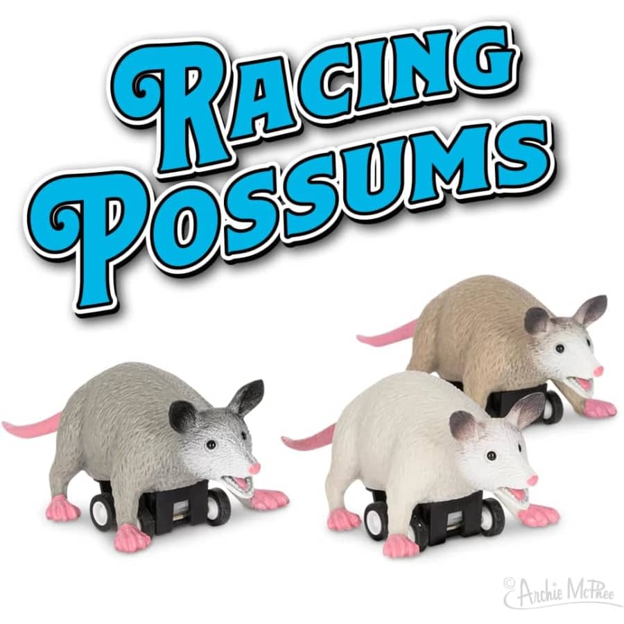 Accoutrements Racing Possums 3-Piece Set: $9.99 Accoutrements Racing Possums 3-Piece Set: $9.99