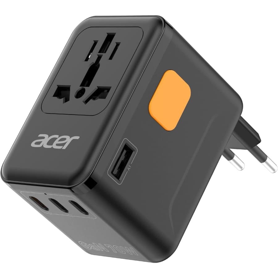 Acer 70W GaN Universal Travel Plug Adapter: $20