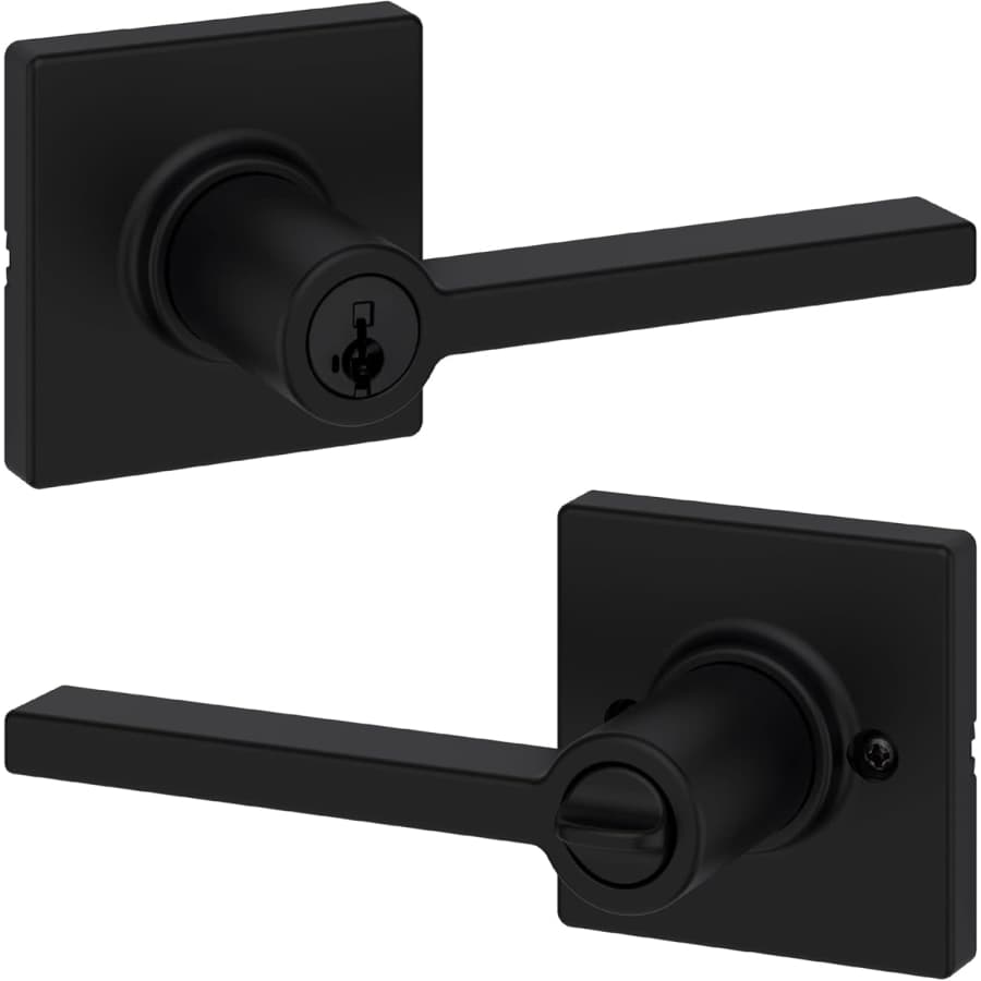 Kwikset Casey Entry Door Handle w/ Lock and Key: $30