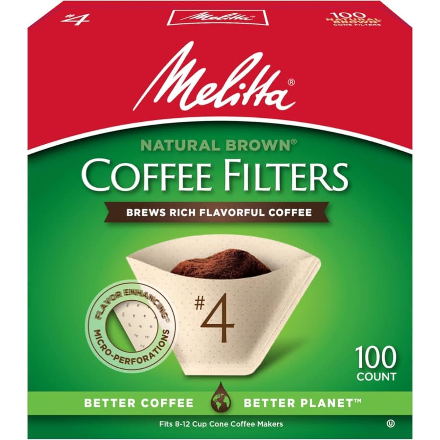 Melitta 100-Count #4 Cone Unbleached Coffee Filters 3-Pack: $11 via Sub & Save Melitta 100-Count #4 Cone Unbleached Coffee Filters 3-Pack: $11 via Sub & Save