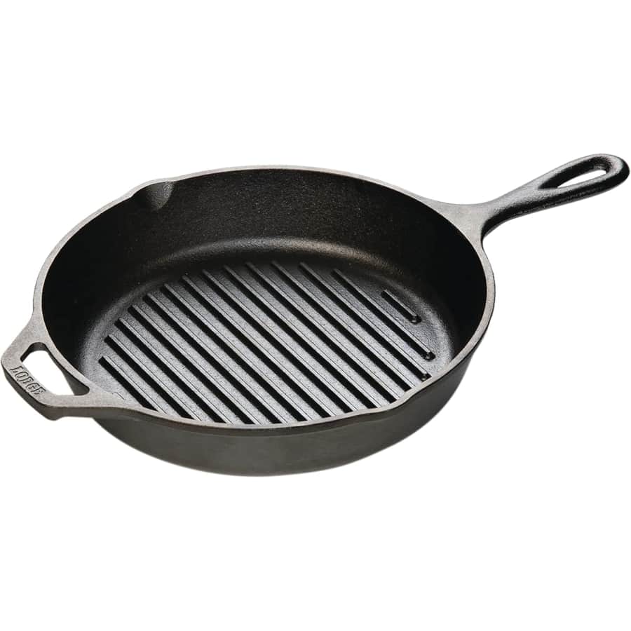 Lodge 10.25" Cast Iron Grill Pan: $15.95