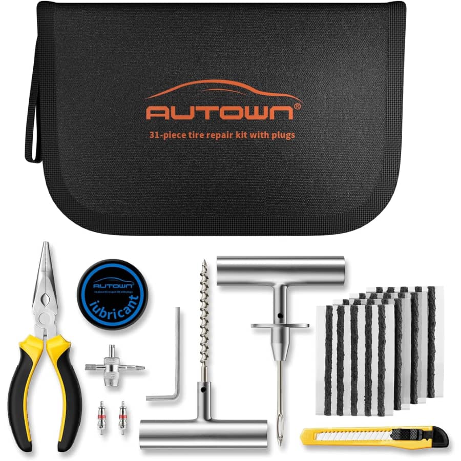 Flat Tire Repair Kit: $16