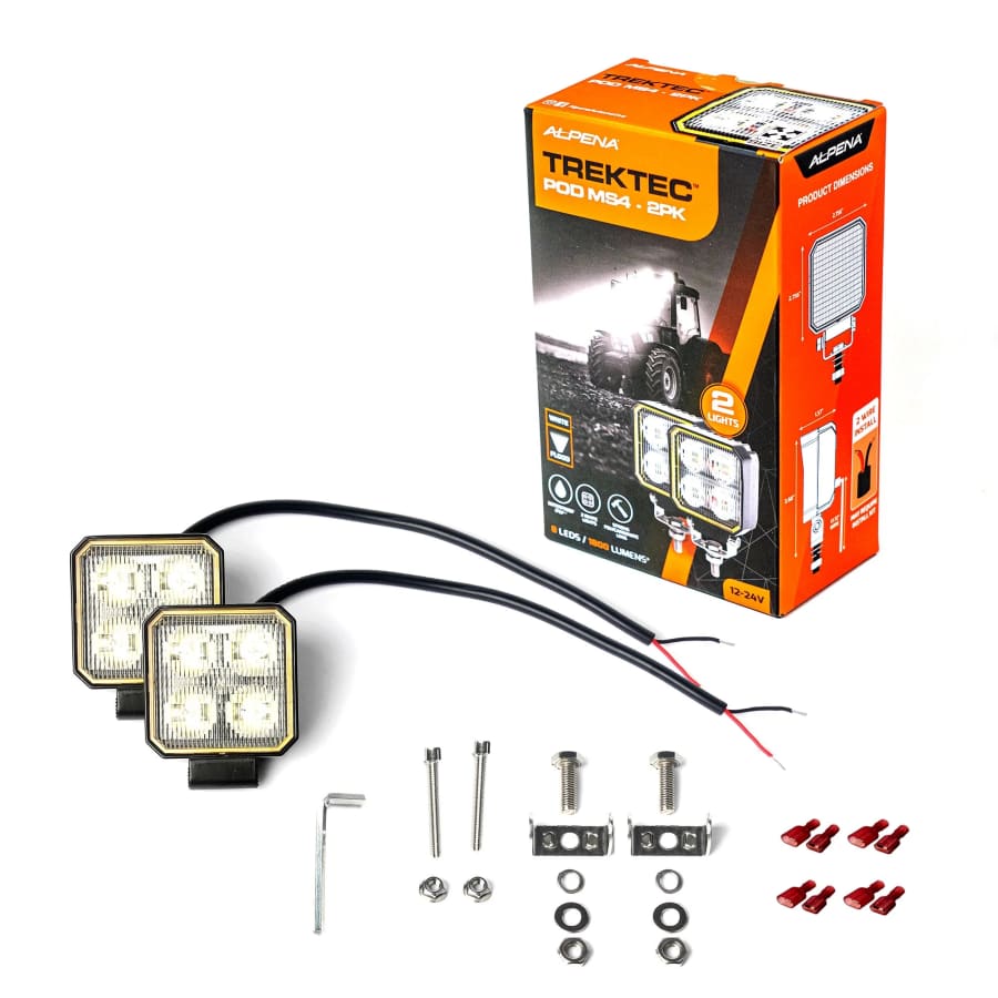 Alpena TrekTec Pod MS4 LED Flood Light 2-Pack: $38 Alpena TrekTec Pod MS4 LED Flood Light 2-Pack: $38