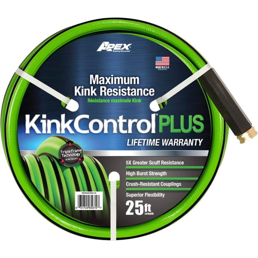 Apex 25-Foot Kink Control Plus Water Hose: $19