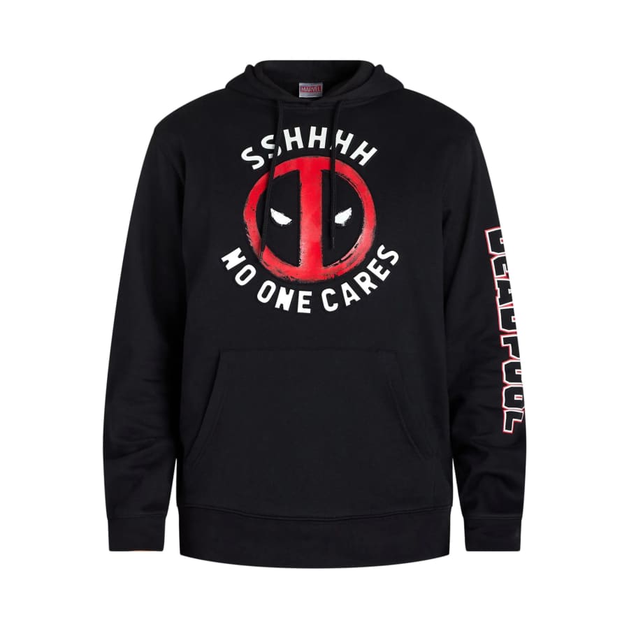 Deadpool Men's No One Cares Hoodie: $8.69