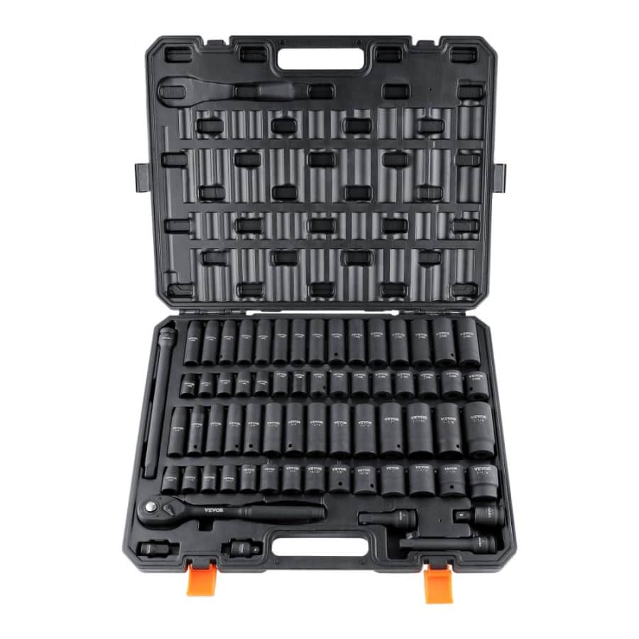 Vevor 65-Piece 1/2" Drive Impact Socket Set: $74 Vevor 65-Piece 1/2" Drive Impact Socket Set: $74