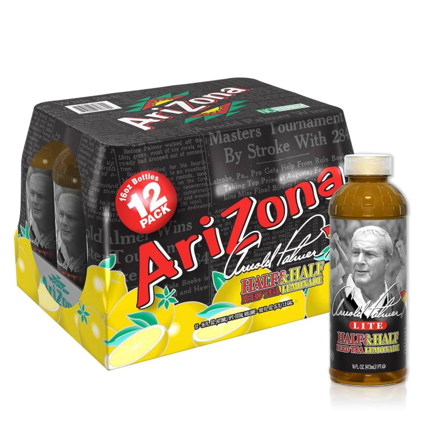 AriZona 16-oz. Arnold Palmer Half and Half 12-Pack: $6.58