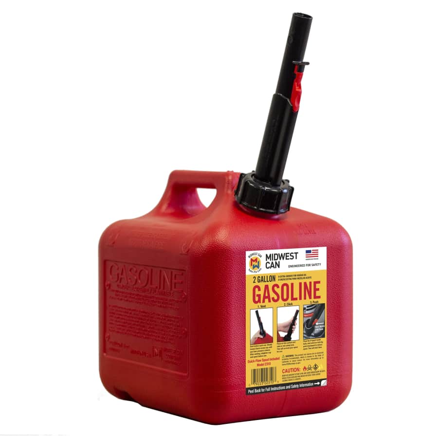 Midwest Can 2-Gallon Auto Shut-Off Gasoline Can: $12.17 Midwest Can 2-Gallon Auto Shut-Off Gasoline Can: $12.17
