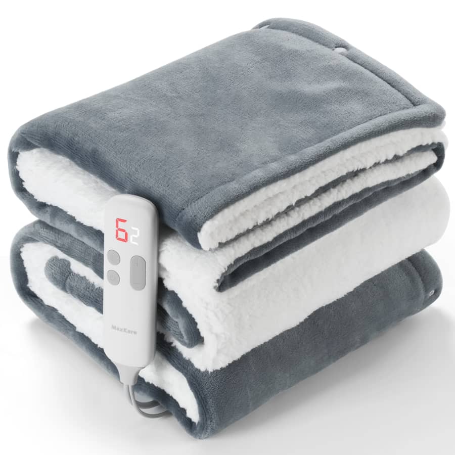 MaxKare 50" x 60" Electric Throw Blanket: $29.99 MaxKare 50" x 60" Electric Throw Blanket: $29.99