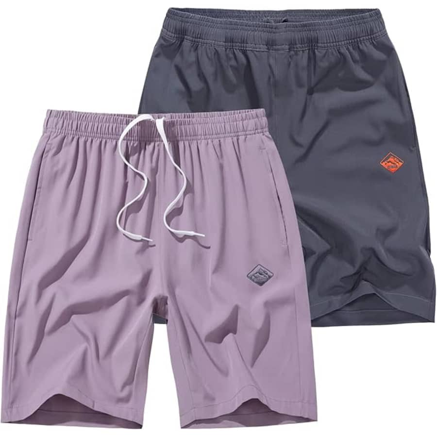 Vcansion Men's Athletic Running Shorts 2-Pack: from $11.99