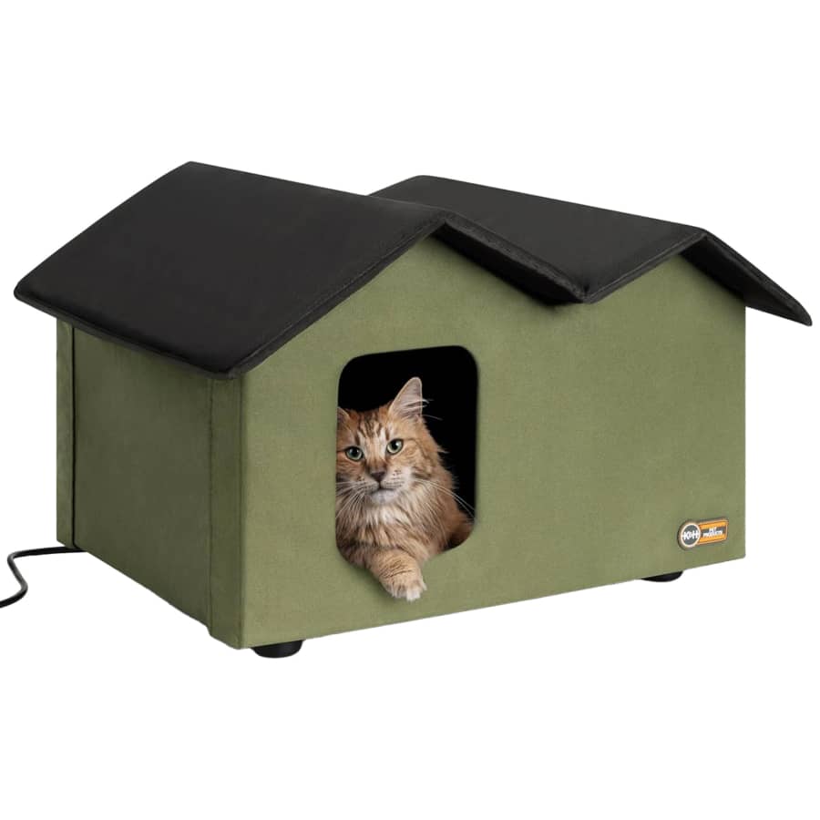 K&H Pet Thermo Outdoor Heated Kitty House: $50