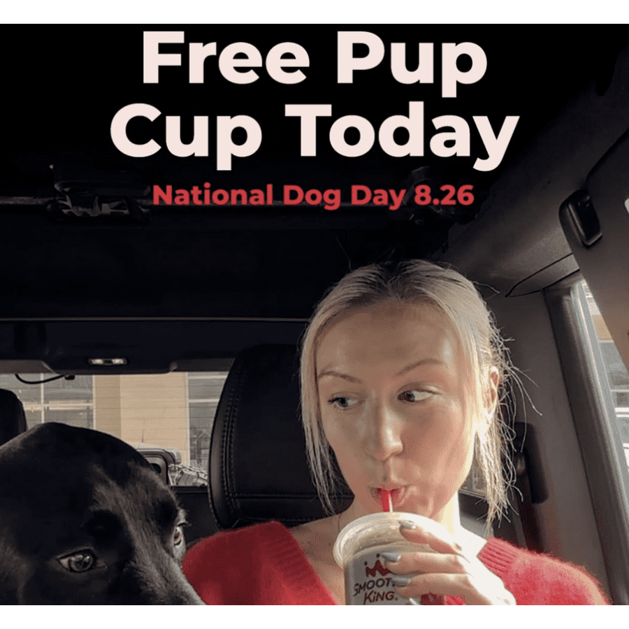 Smoothie King Pup Cup: Free today for National Dog Day