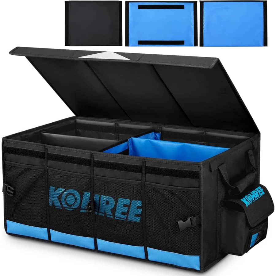Kohree 74L Car Trunk Organizer: $21