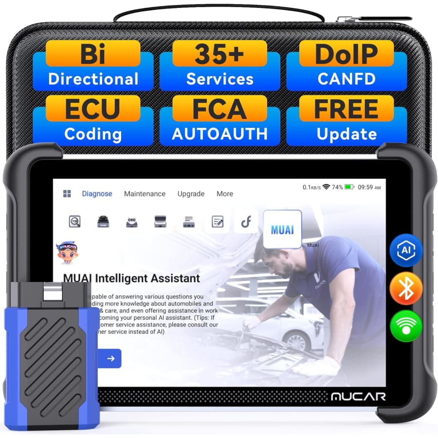 Mucar 892BT AI-Assisted Bidirectional Automotive Diagnostic Scan Tool: $445