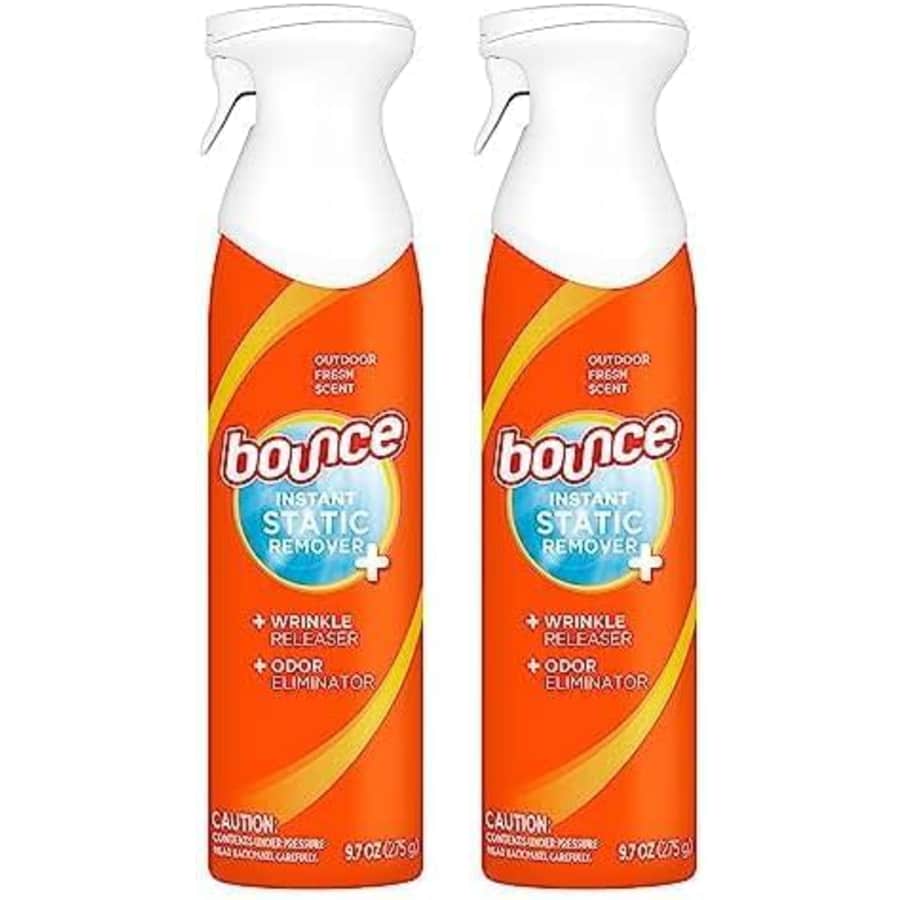Bounce 9.7-oz. Instant Static Remover+ 2-Pack: $8.98 Bounce 9.7-oz. Instant Static Remover+ 2-Pack: $8.98